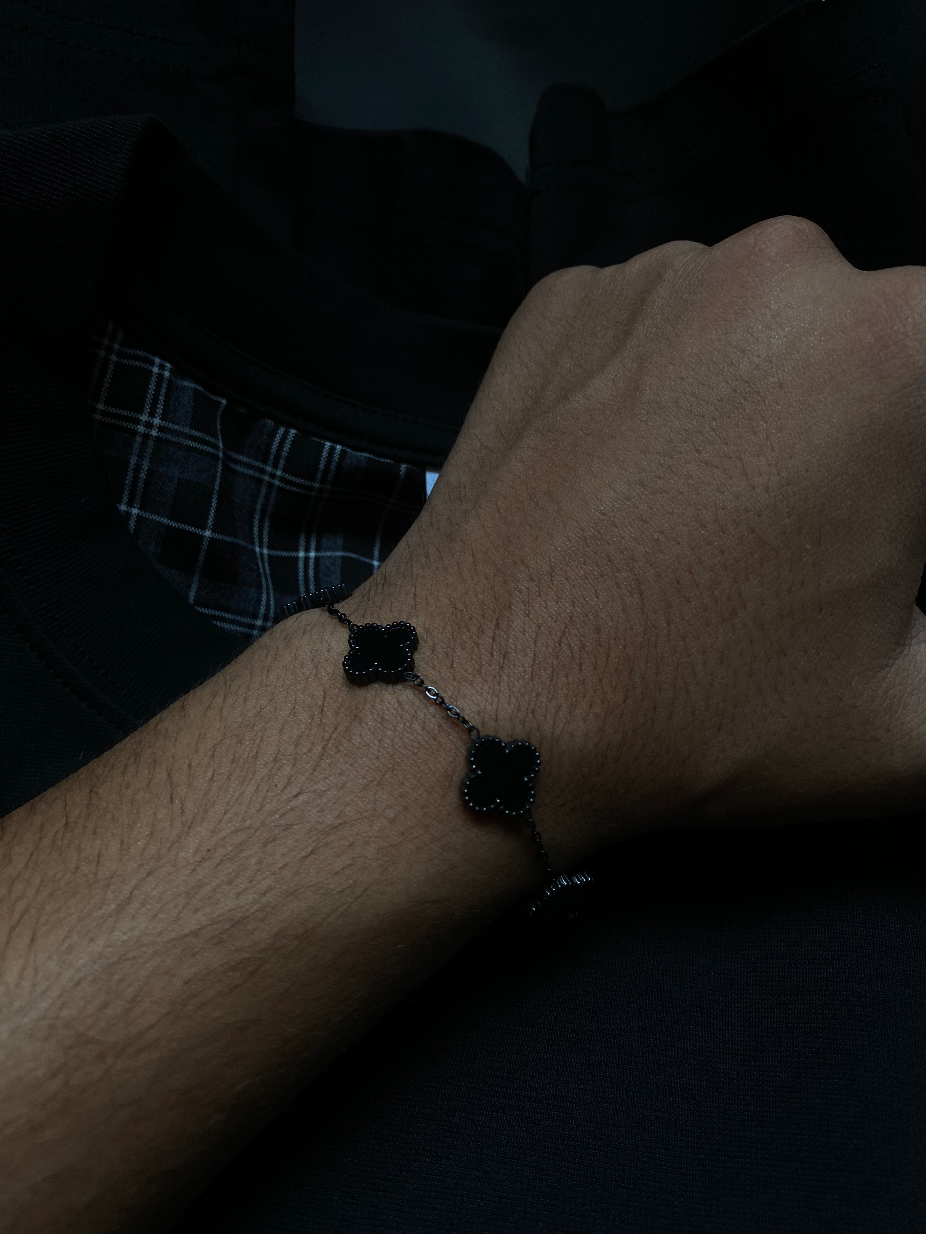 Black Van-cleef Bracelet stainless