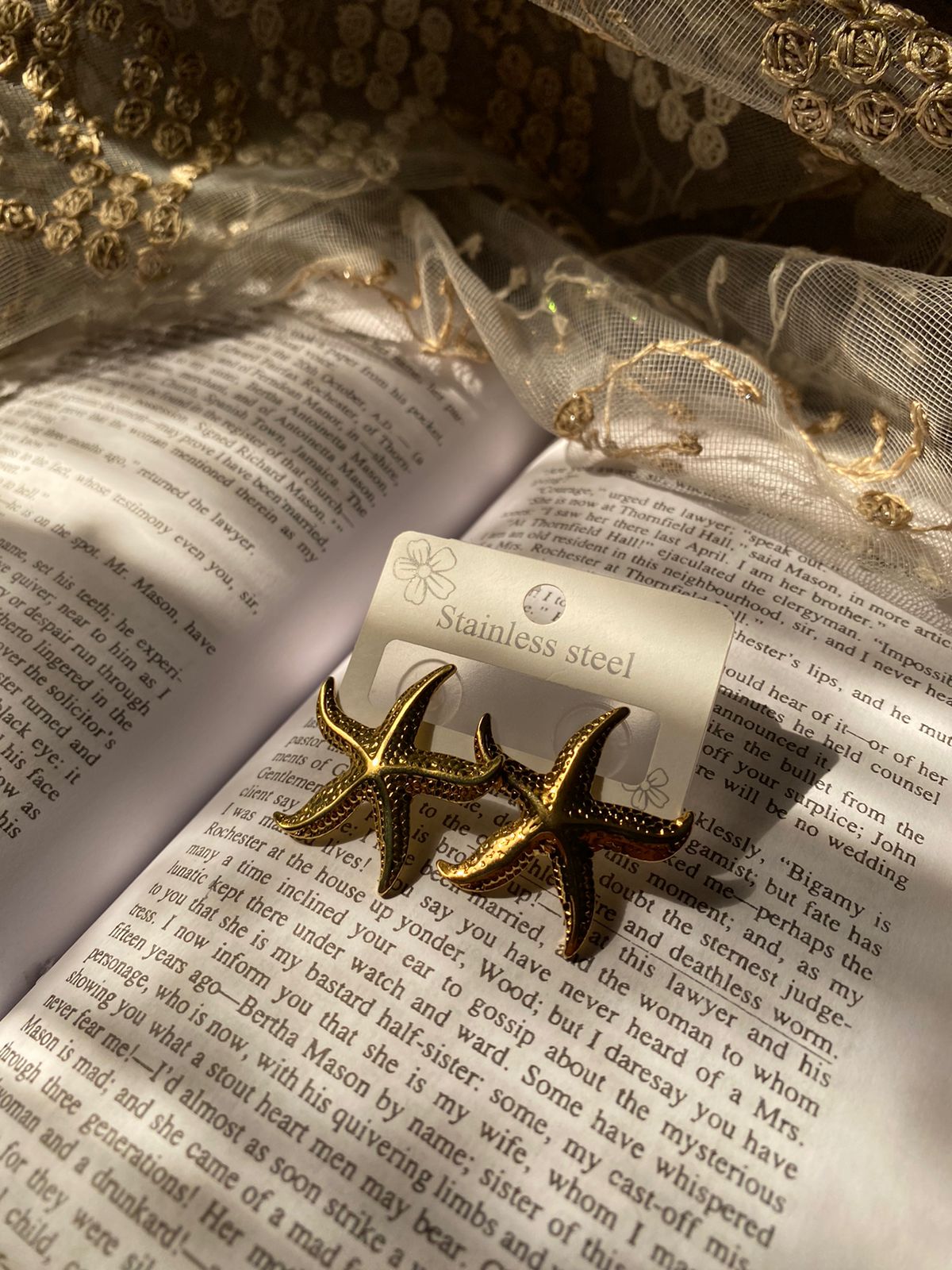 Starfish Earrings Stainless