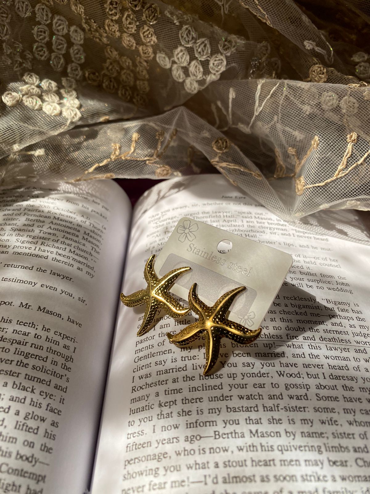 Starfish Earrings Stainless