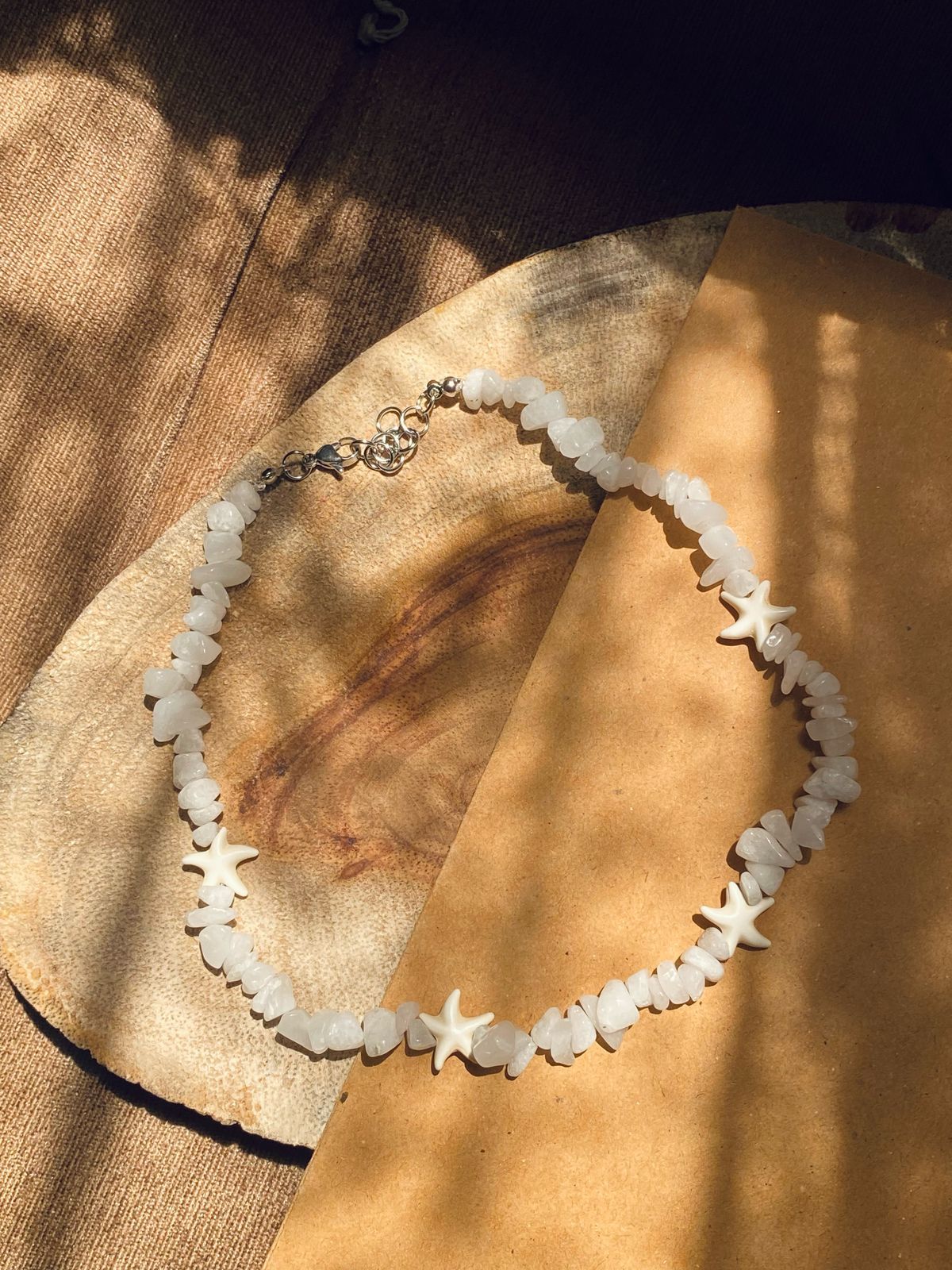 Snowglow Necklace - Handmade