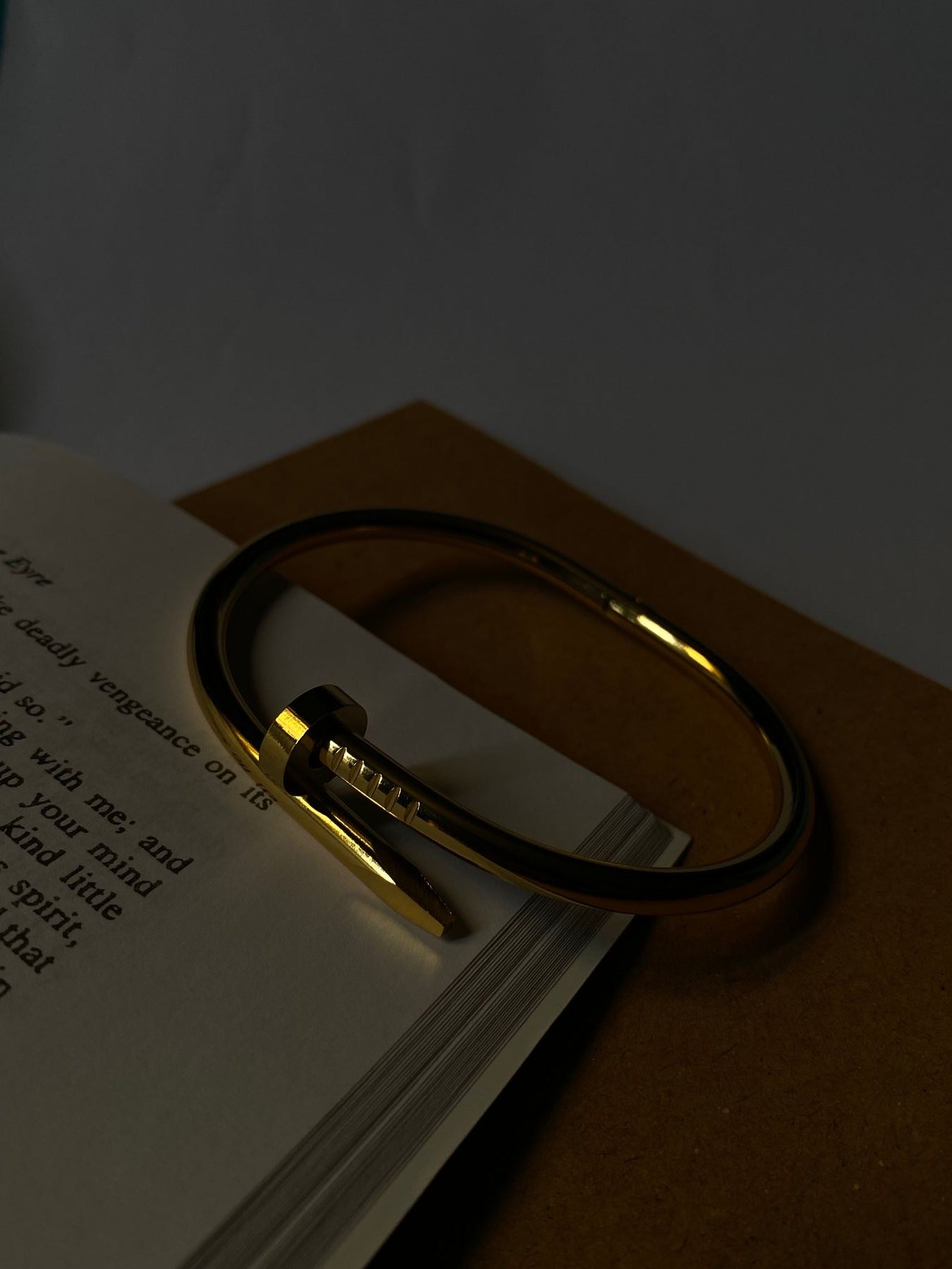 Nail Inspired Cuff Bracelet